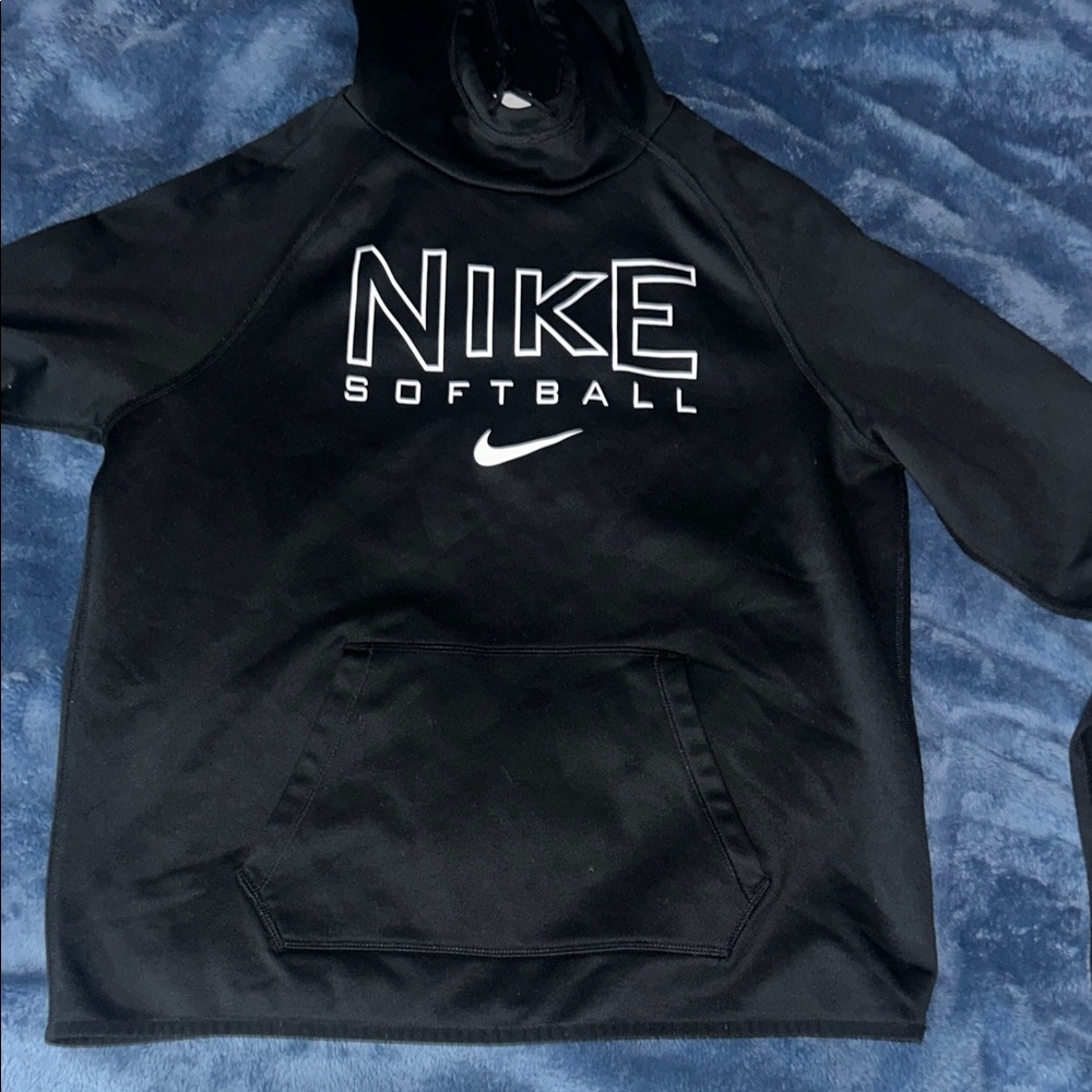 Nike Black Softball Pullover Hoodie